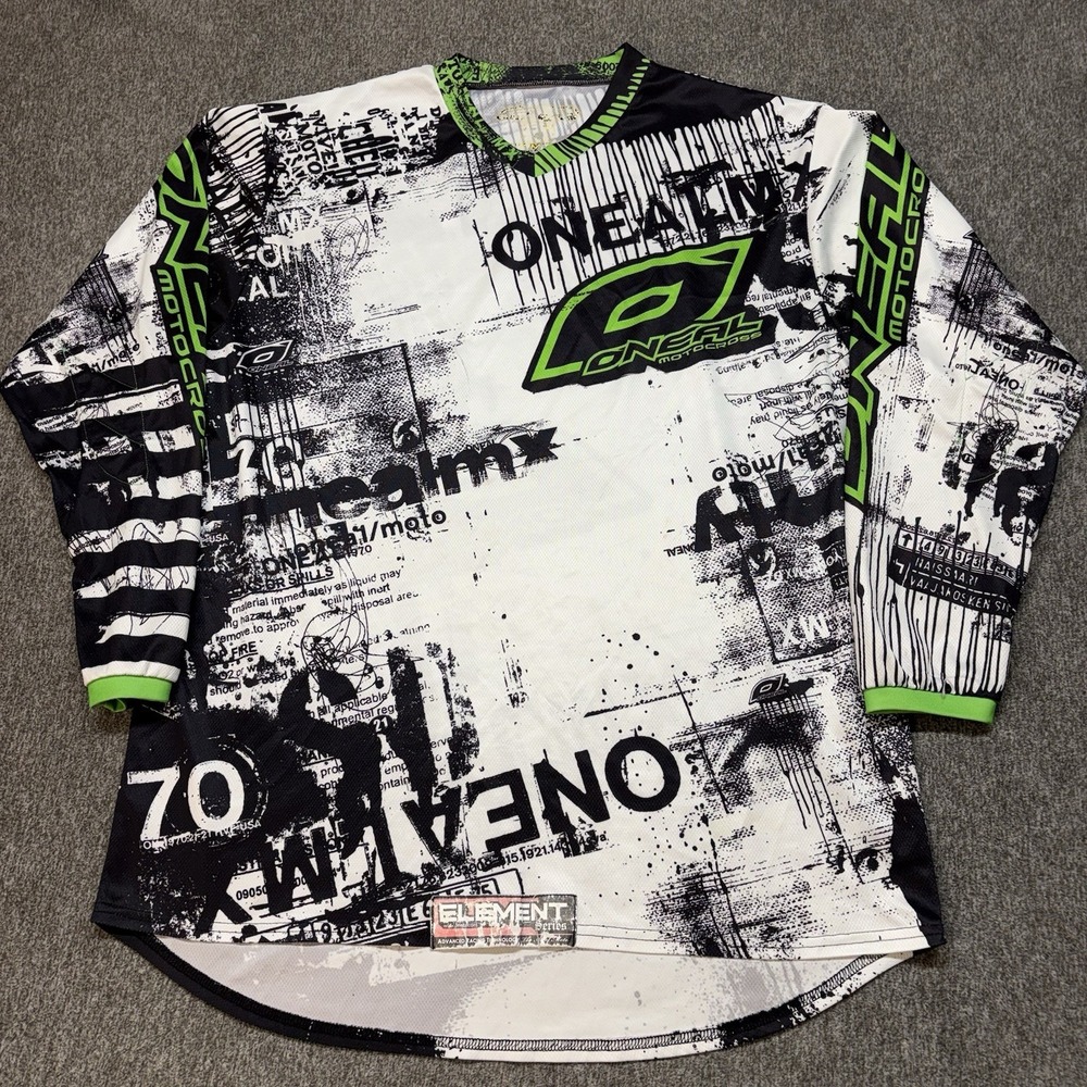 O'neal MX Jersey Motocross Dirtbike Racing Long Sleeve Shirt Element Series XL
